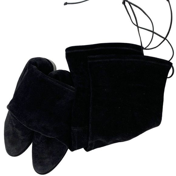Stuart Weitzman Womens Lowland Over The Knee Boot Black Suede Stretch 9.5W 2586 - Picture 16 of 16